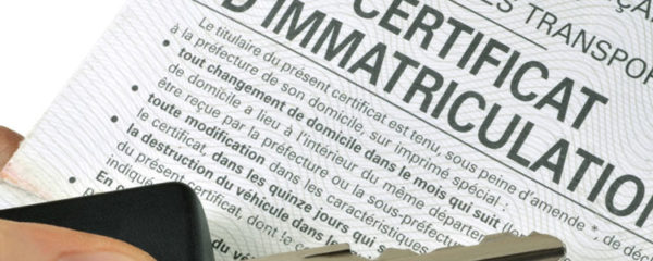 Faire une carte grise